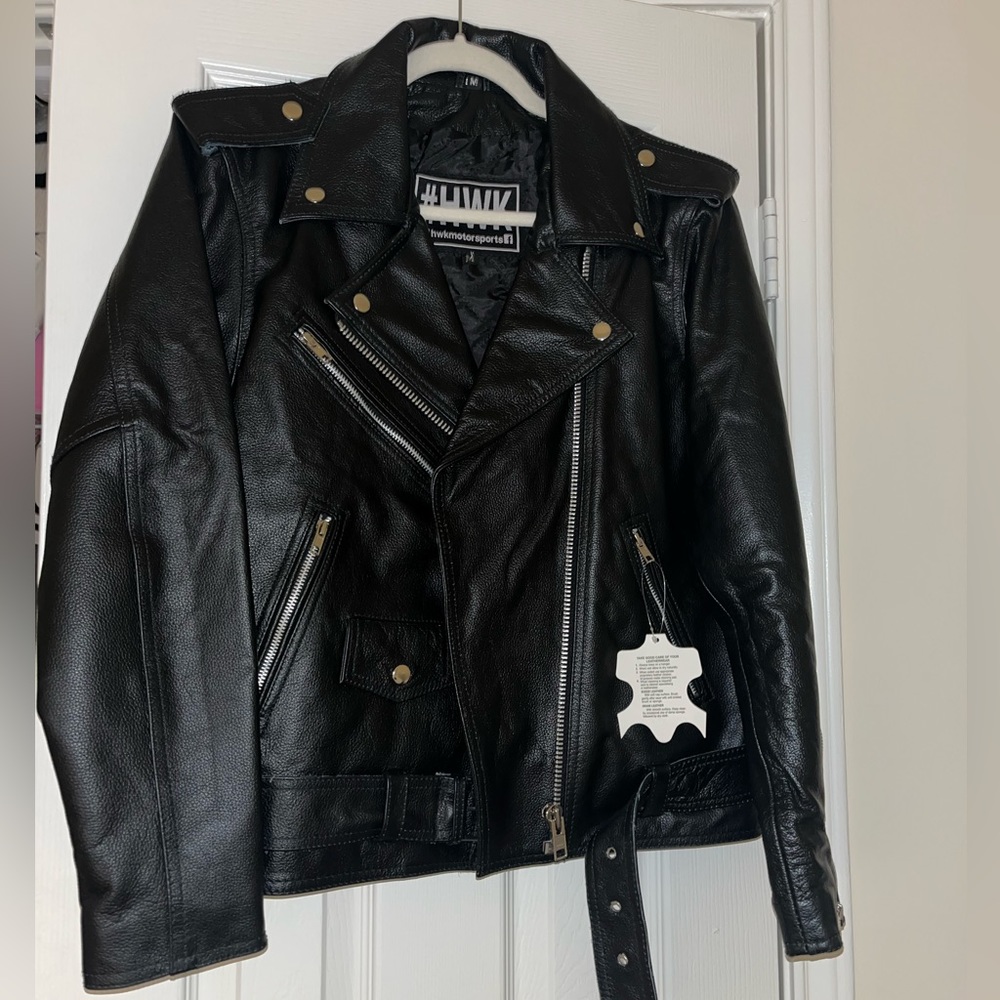 HWK motorcycle leather jacket